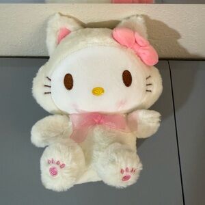 7.9" Hello Kitty Sitting Plush Doll Toy Pillow Soft Stuffed Valentine's Day